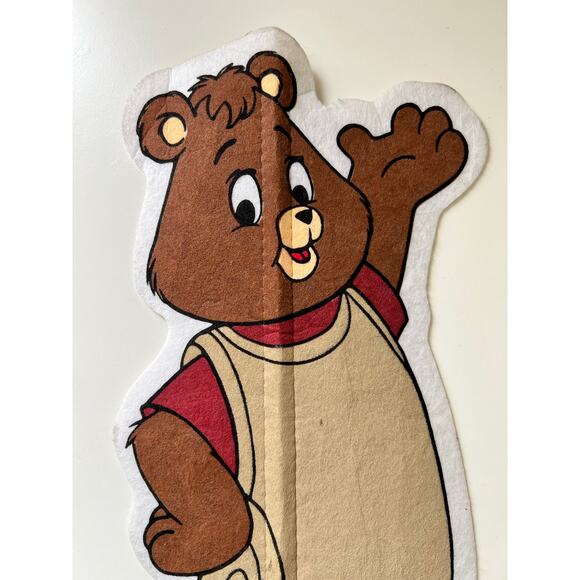 Vintage Teddy Ruxpin Ice Capades Pennant Banner Promotional 1985 - Picture 3 of 15